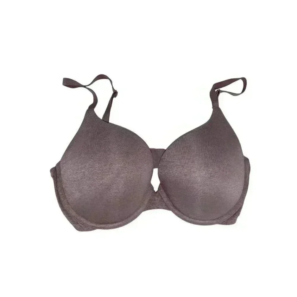 Victorias Secret Womens Bra Purple Full Coverage Padded Underwired Size 36D